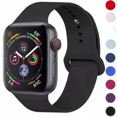 Breathable and Lightweight Apple Watch Band in Black