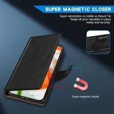 Super magentic closer for google oixel 9 leather wallet case