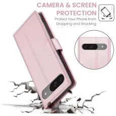 Shockproof TPU inne Google Pixel 9 Pro Flip Wallet Case