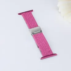 Apple Watch stylish stretchy braided solo loop Woven Buckle Belt