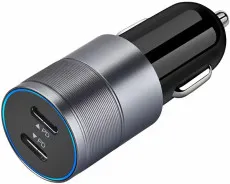 Type C Car Charger Dual Port USB Plug PD 40W QC 3.0 Fast Charging