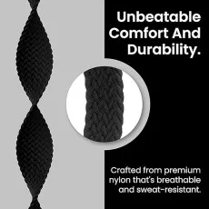 Apple Watch Stretchy woven nylon strap flexiable