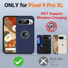 Pixel 9 Pro XL Shockproof Case with Ring Kickstand