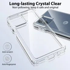 Moto G54 Transparent Clear Case