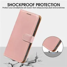Samsung a36 leather wallet case for shockproof protection