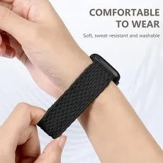 Durable and Fray-Resistant Nylon Apple Watch Band muth stretchable