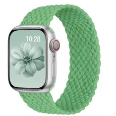Buckle-Free Slip-On Nylon Strap for Apple Watch in Green 38mm