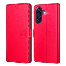 Samsung a36 leather wallet case for full fornt and back View