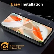 9H Hardness Side Glue Tempered Glass for Pixel 9 Pro easy to install