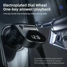 Bluetooth FM Transmitter kit With MP3 Player 2USB Ports Charger