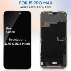 High Resolution Screen Replacment for iPhone 15 Pro Max