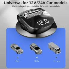 Bluetooth FM Transmitter kit With MP3 Player 2USB Ports Charger