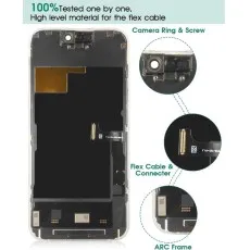 Soft OLED Screen Replacement for iPhone 15 Pro 6.1