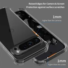Shockproof Silicone Bumper Case for Pixel 9 Pro Camera and screen protection