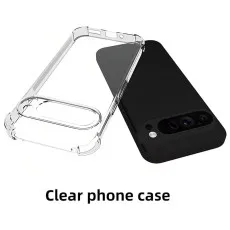Shockproof Silicone Bumper Case for Pixel 9 Pro Ultra clean
