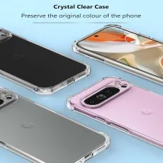 Crystal Clear Protective Case for Google Pixel 9 Pro XL Clear design