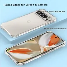Crystal Clear Protective Case for Google Pixel 9 Pro XL Screen and Camrea protection