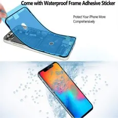 iphone xs max with waterproof frame Adhesive sticker