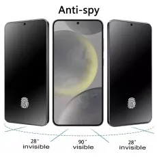Tempered Glass Privacy Screen Protector for Samsung Galaxy S25 Anti Spy