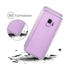 360° Shockproof Clear Phone Case for Samsung Galaxy S9