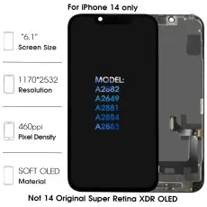 Original super display for iphone 14