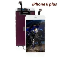 Durable LCD Display Panel for iPhone 6 Plus– Crystal Clear Visuals White