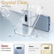 Full protection S10E transparent case