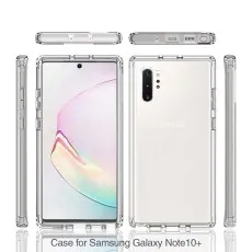 360° Protection Transparent Case for Samsung Note S10 Plus