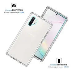 Shockproof Transparent TPU Case for Samsung Galaxy Note S10 Plus
