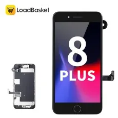 Premium LCD Screen Replacement for iPhone 8 Plus with Back Plate in bLACK
