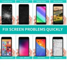 Premium LCD Screen Replacement for iPhone 8 Plus with Back Plate Proper fit