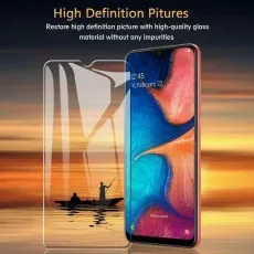 2-Pack Tempered Glass Screen Protector for Samsung Galaxy A10E High Quality Picture look