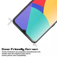 Alcatel 3L 2021 Tempered Glass Screen Protector – 2-Pack Case Friendly cut outs