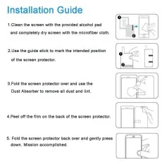 HTC Desire 20 Plus 2-Pack Tempered Glass Screen Protector east to install