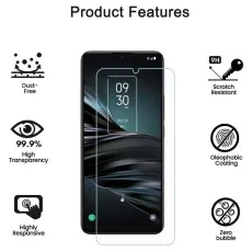HTC Desire 20 Plus 2-Pack Tempered Glass Screen Protector with multi functional