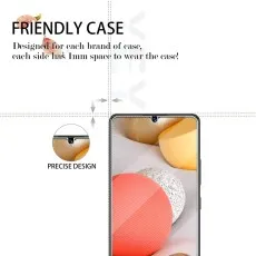 Blackview A53 Pro 2-Pack Tempered Glass Screen Protector With Friendly Case