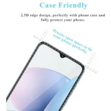 Blackview A55 2-Pack Tempered Glass Screen Protector With Case Friendly