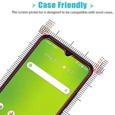 HTC Wildfire E3 2-Pack Tempered Glass Screen Protector Case Friendly Cutouts