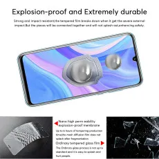 Shatterproof for Huawei P8lite Screen Protector, [Full Coverage] Military Grade Protection & Zero Bubble Clear Tempered Glass Case Friendly Film with Phone Stand 5.0 inches- (2 Pack)