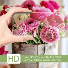 HD tempered glass screen protector – crystal clear, true color restoration, and high-definition visual experience