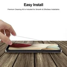Easy installation of a tempered glass screen protector for Oppo Find X2 Lite