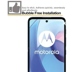 Bubble-Free Installation Screen Protector for Motorola Moto E22i – Easy to Apply with Seamless Adhesion