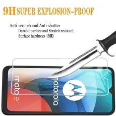 9H hardness Moto E7 screen protector—scratch-resistant, shatterproof, and ultra-durable for ultimate protection.