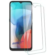 LoadBasket Motorola Moto E7 Plus tempered glass protector with 9H hardness, shatterproof, and HD clarity..jpg
