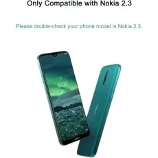 Nokia 3.2 Smartphone - Green, Front and Back View, Only Compatible