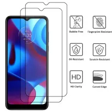 Moto G 2022 tempered glass protector – bubble-free, fingerprint-resistant, scratch-proof, HD clarity, curved edge