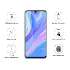 Shatterproof for Huawei P 2020 Smart Screen Protector, [Full Coverage] Military Grade Protection & Zero Bubble Clear Tempered Glass Case Friendly Film with Phone Stand 5.65 inches- (2 Pack)