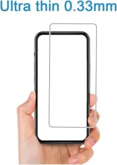 Ultra-thin 0.33mm tempered glass screen protector designed for Nokia 7.2, providing high transparency and responsive touch sensitivity