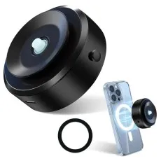 360° rotating magnetic and vacuum suction phone holder