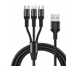 3 in 1 Charging Cable Multi USB Phone Charger Cable